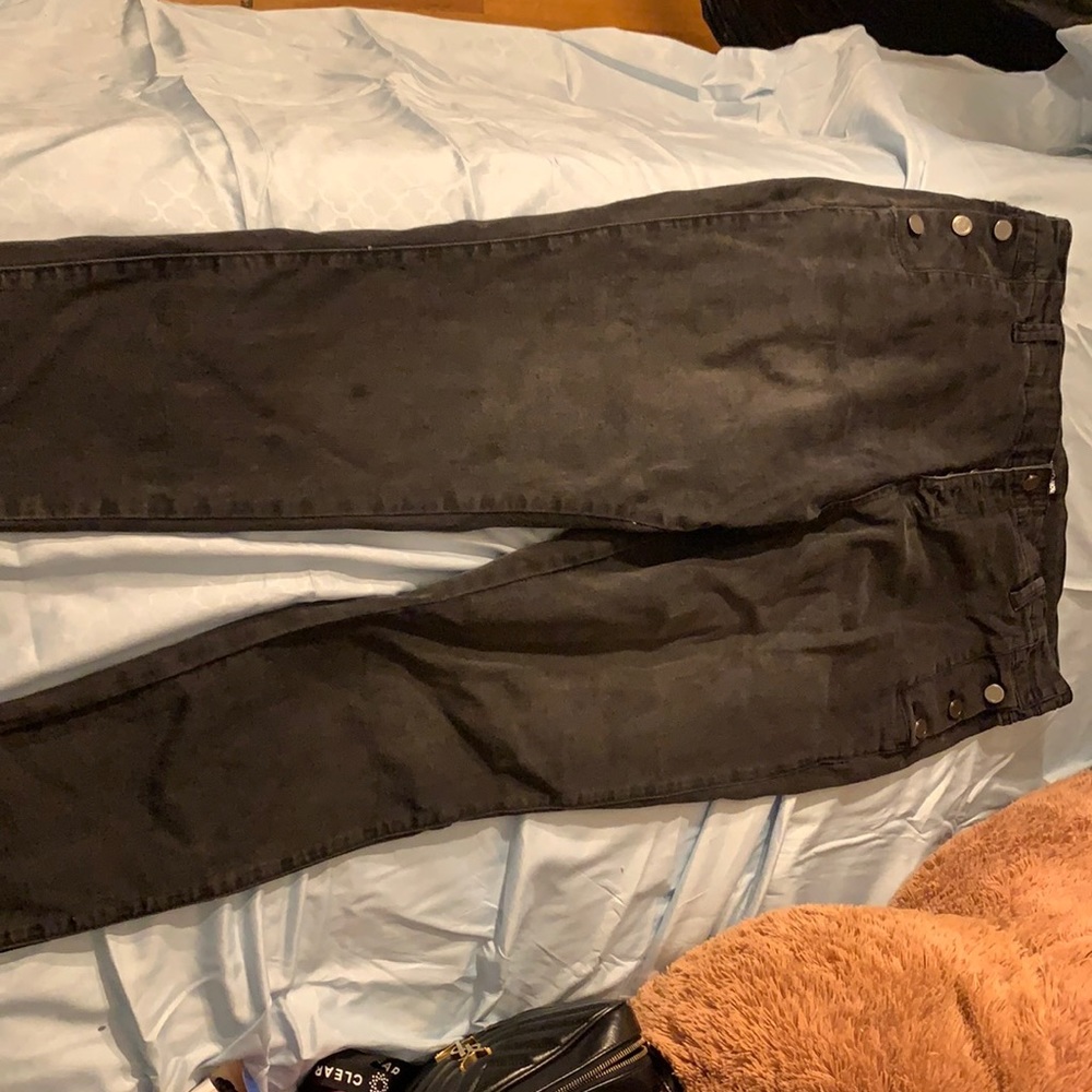 Never worn before faded black denim jeans